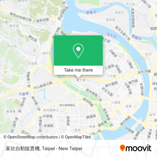 家欣自動販賣機地圖
