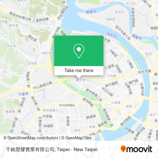 千銘塑膠實業有限公司地圖