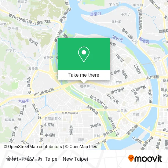 金樺銅器藝品廠地圖