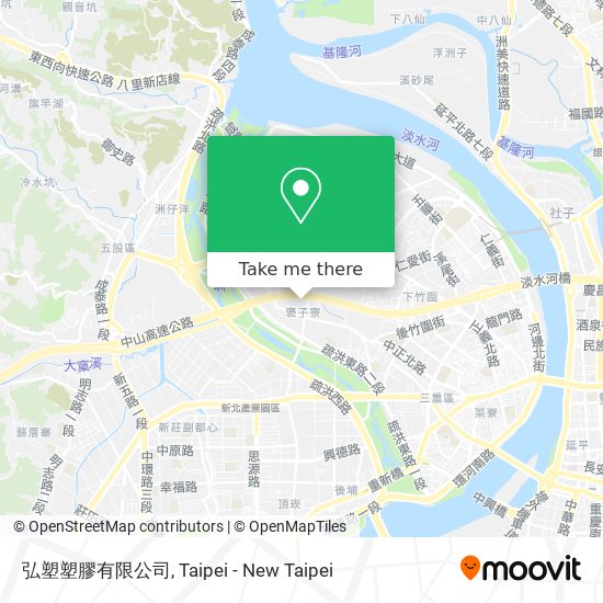 弘塑塑膠有限公司地圖