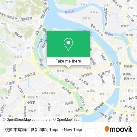 桃園市虎頭山創新園區地圖