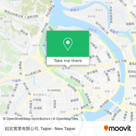錩宏實業有限公司地圖