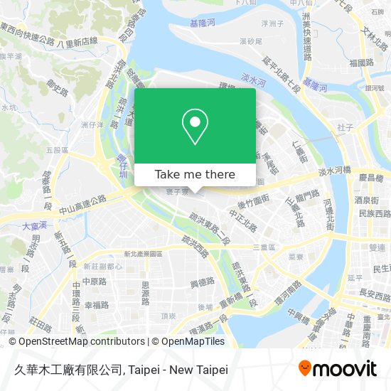 久華木工廠有限公司 map