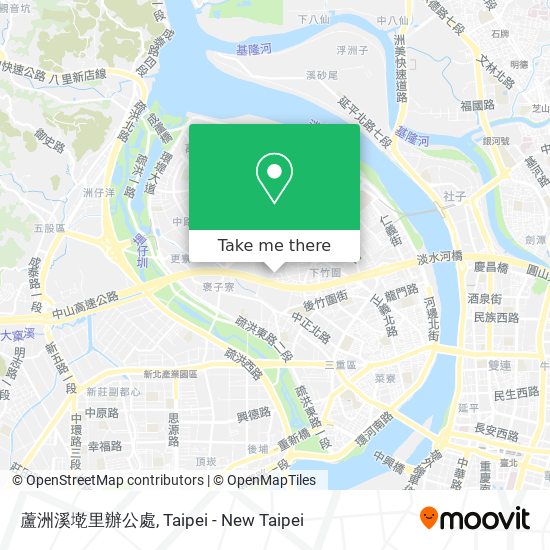 蘆洲溪墘里辦公處 map