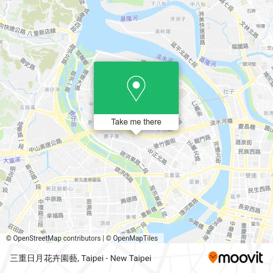 三重日月花卉園藝地圖