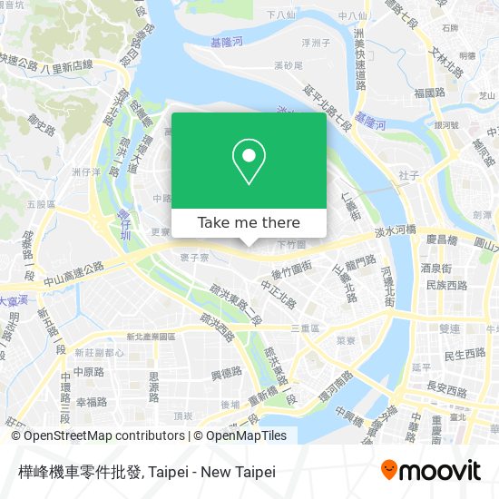 樺峰機車零件批發 map