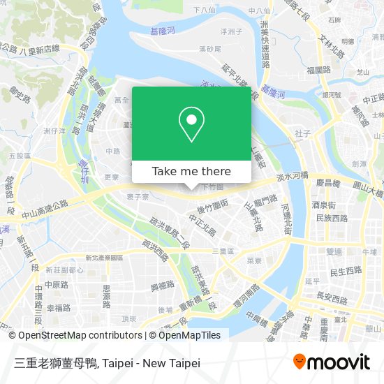 三重老獅薑母鴨 map