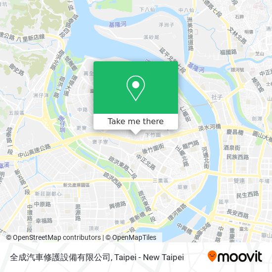 全成汽車修護設備有限公司地圖