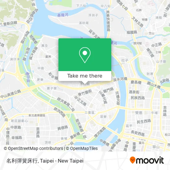 名利彈簧床行 map