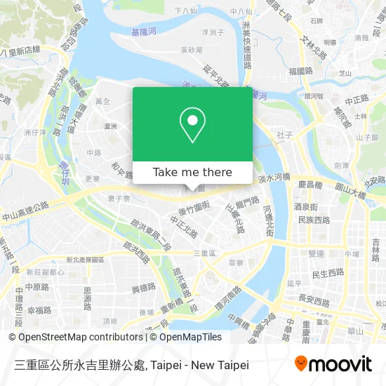 三重區公所永吉里辦公處地圖