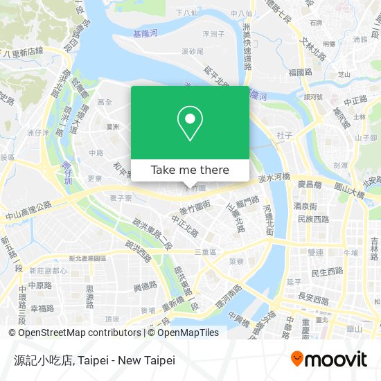 源記小吃店 map