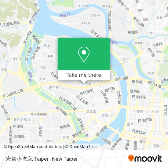 宏益小吃店地圖