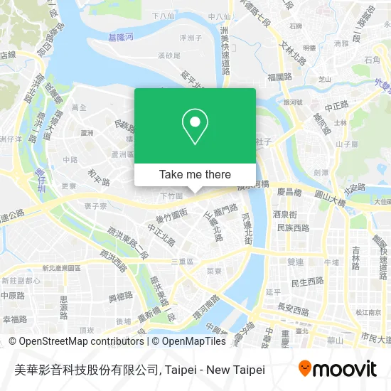 美華影音科技股份有限公司地圖