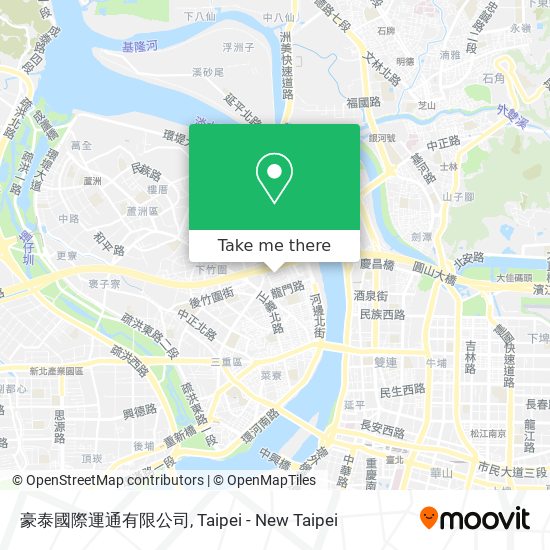 豪泰國際運通有限公司 map