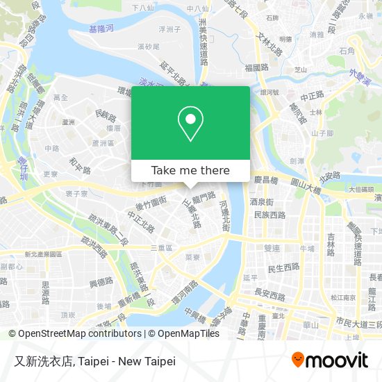 又新洗衣店 map