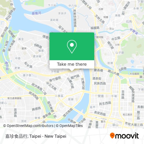 嘉珍食品行地圖