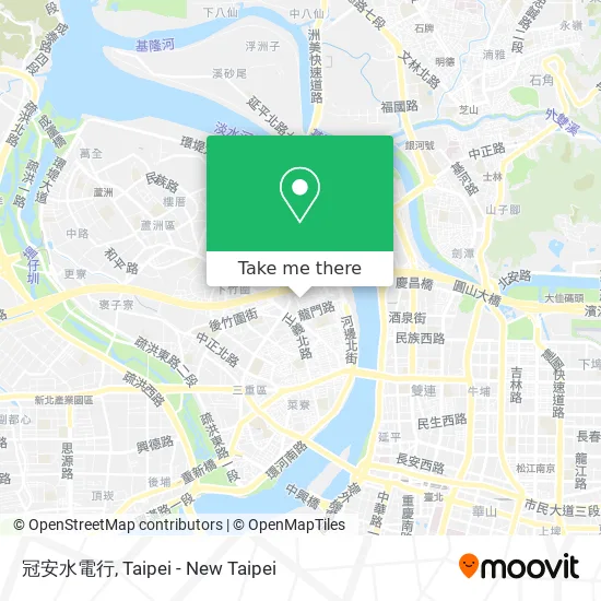 冠安水電行 map