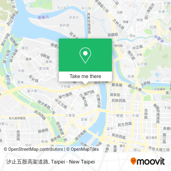 汐止五股高架道路 map