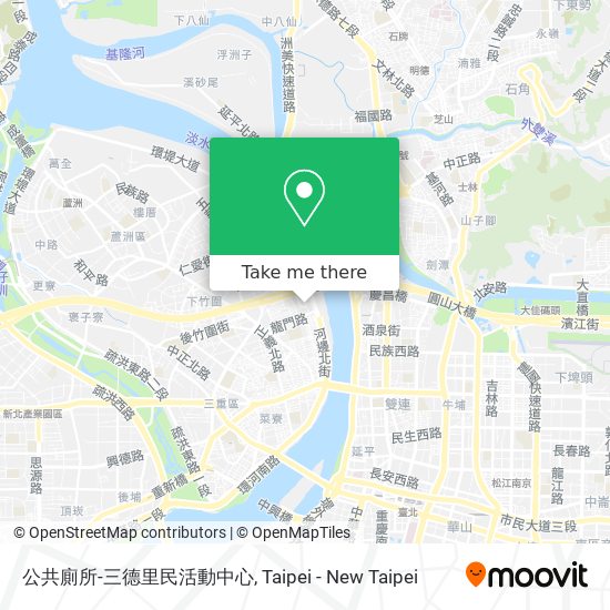 公共廁所-三德里民活動中心 map