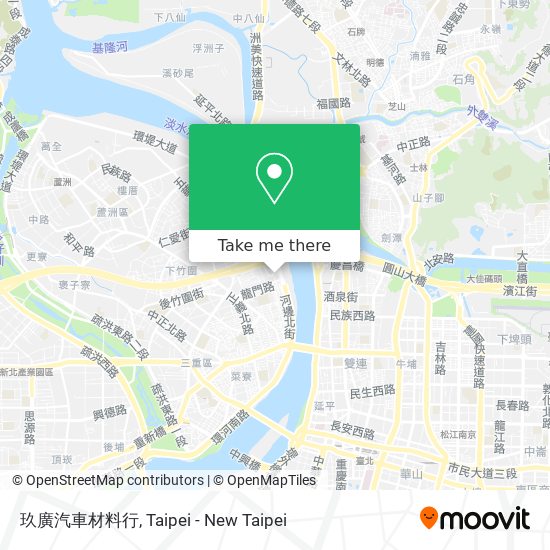 玖廣汽車材料行 map