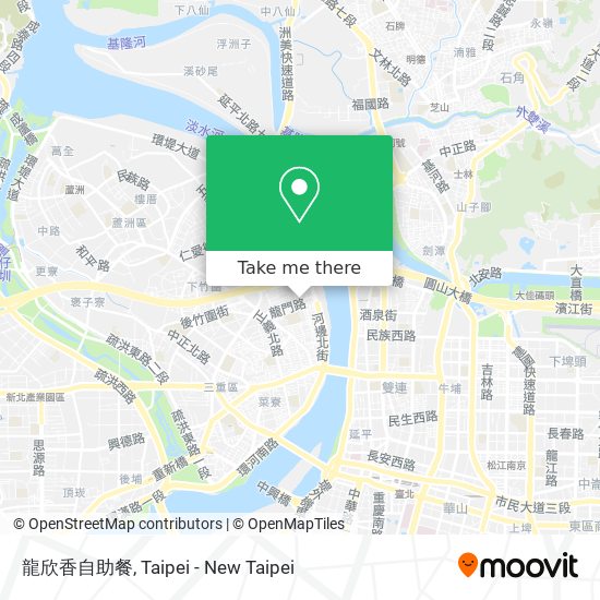 龍欣香自助餐 map