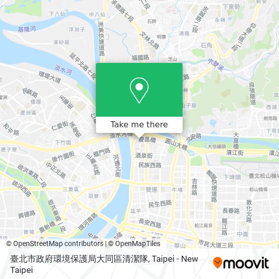 臺北市政府環境保護局大同區清潔隊 map