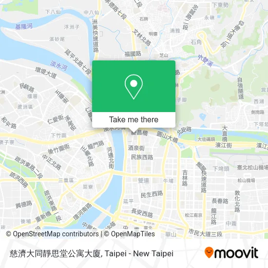 慈濟大同靜思堂公寓大廈地圖