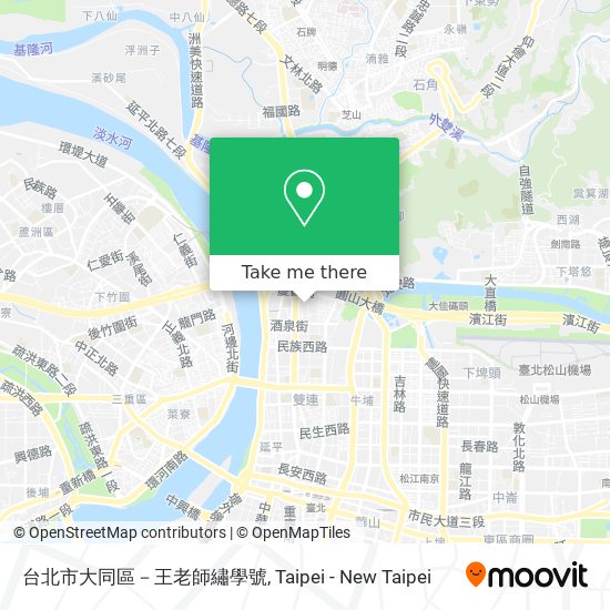 台北市大同區－王老師繡學號 map