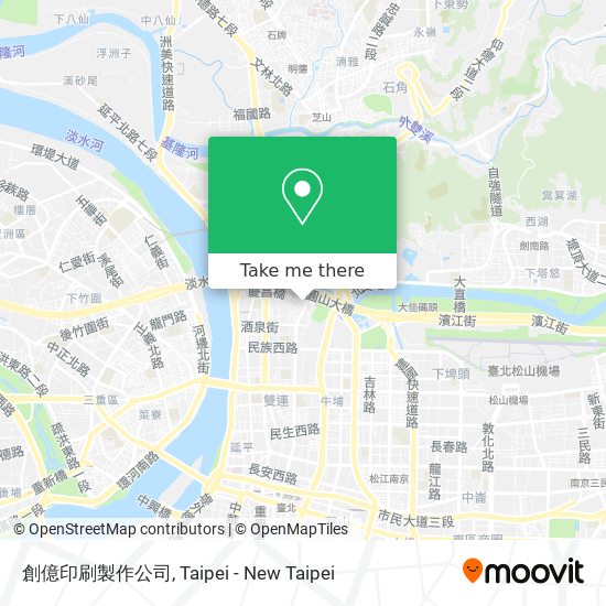 創億印刷製作公司 map