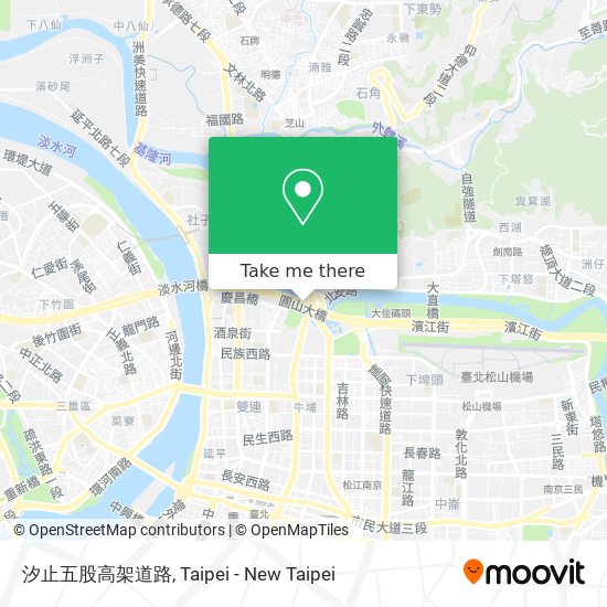 汐止五股高架道路 map