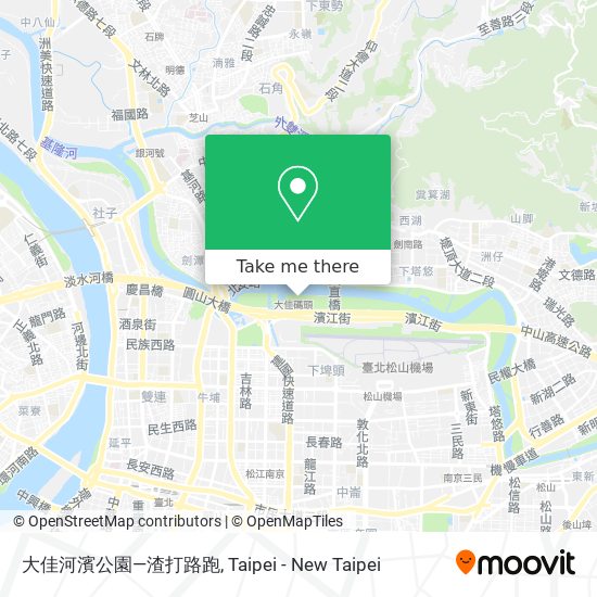大佳河濱公園—渣打路跑 map