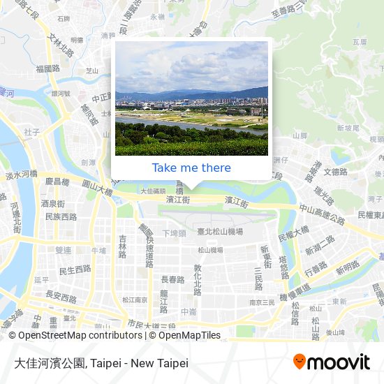 大佳河濱公園 map