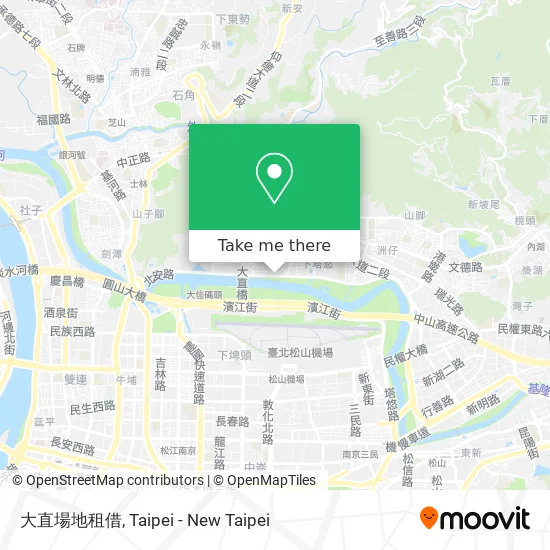 大直場地租借 map