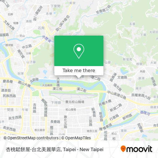 杏桃鬆餅屋-台北美麗華店 map