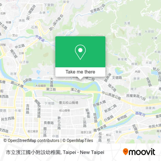 市立濱江國小附設幼稚園地圖