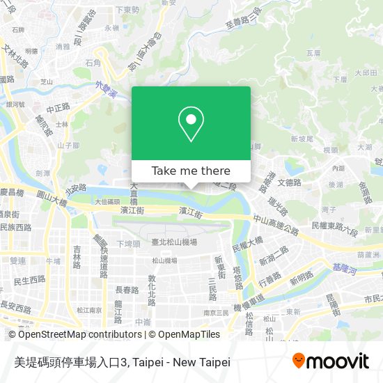 美堤碼頭停車場入口3 map