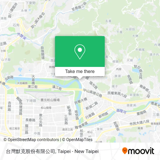 台灣默克股份有限公司地圖