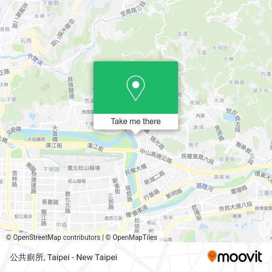 公共廁所 map