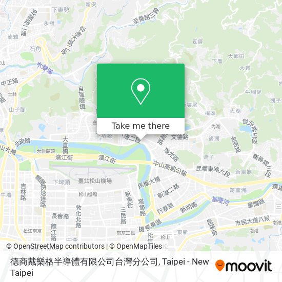 德商戴樂格半導體有限公司台灣分公司地圖
