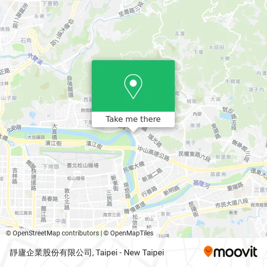 靜廬企業股份有限公司地圖