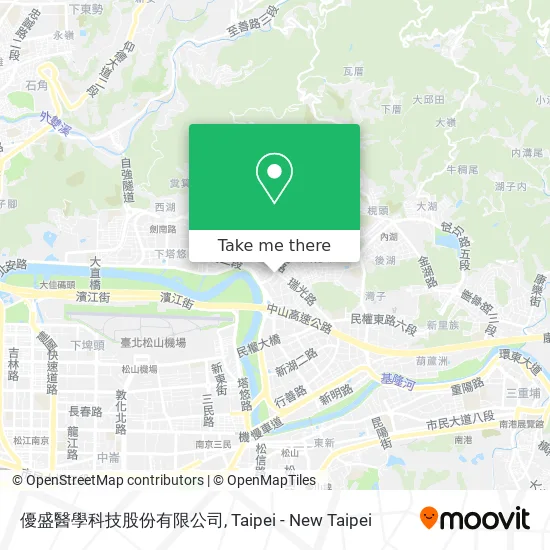 優盛醫學科技股份有限公司 map