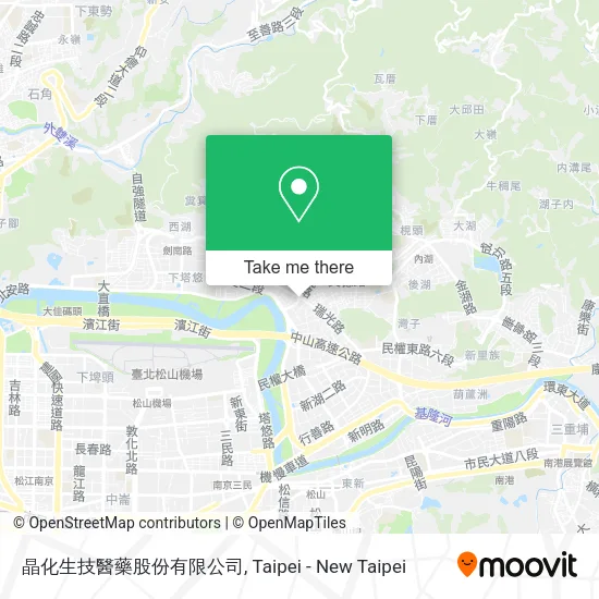 晶化生技醫藥股份有限公司地圖
