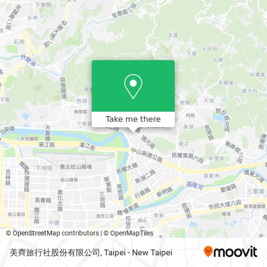 美齊旅行社股份有限公司地圖