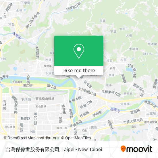 台灣傑偉世股份有限公司地圖