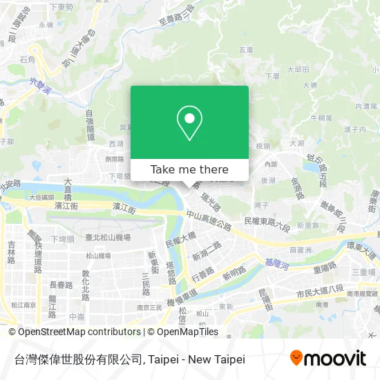 台灣傑偉世股份有限公司 map