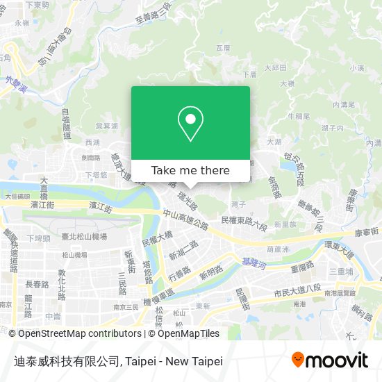 迪泰威科技有限公司 map