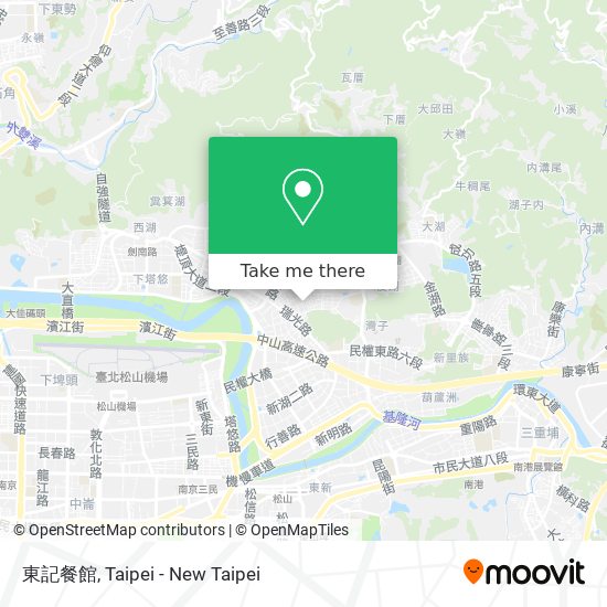 東記餐館 map