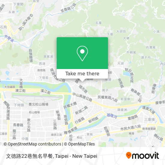 文德路22巷無名早餐地圖