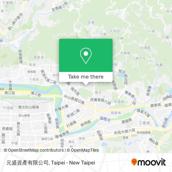 元盛資產有限公司地圖