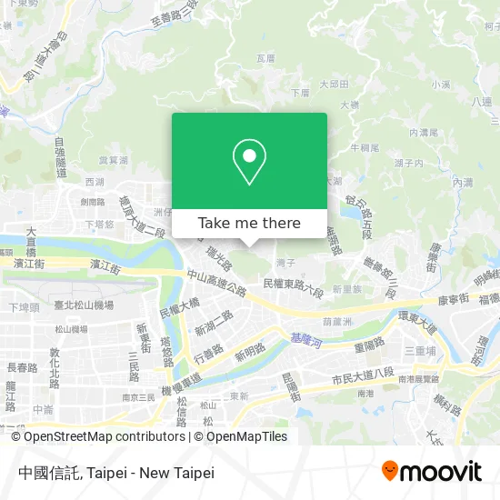 中國信託地圖
